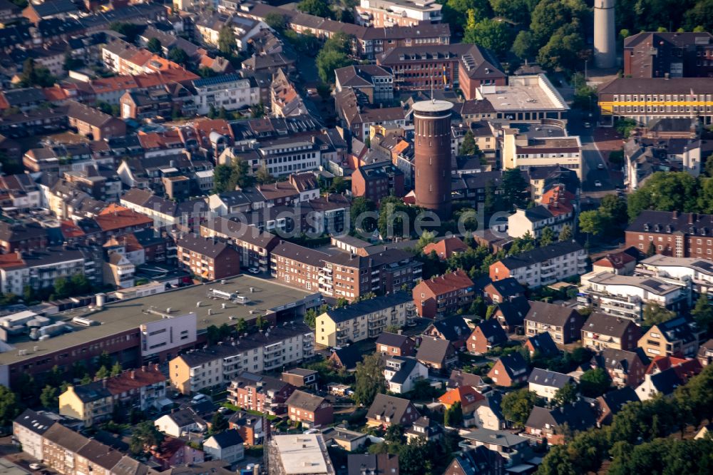 Wesel von oben - Altstadtbereich und Innenstadtzentrum in Wesel im Bundesland Nordrhein-Westfalen, Deutschland