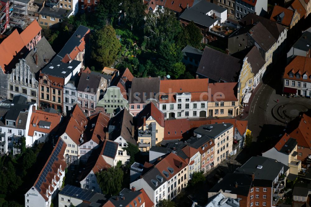 Hansestadt Wismar von oben - Altstadtbereich und Innenstadtzentrum in Wismar im Bundesland Mecklenburg-Vorpommern