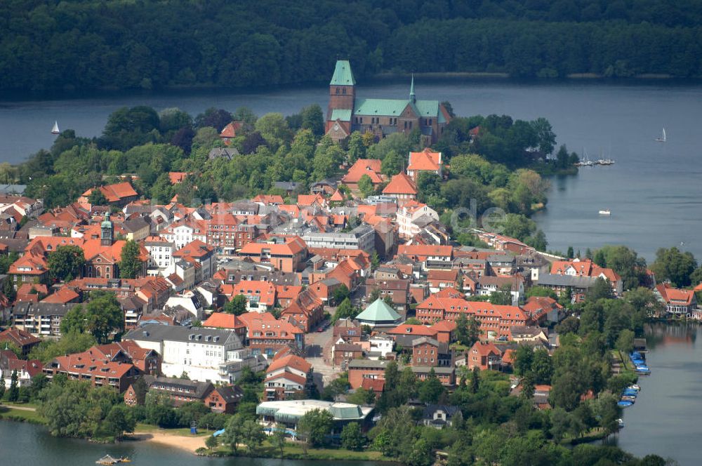 Luftaufnahme Ratzeburg - Altstadtinsel in Ratzeburg