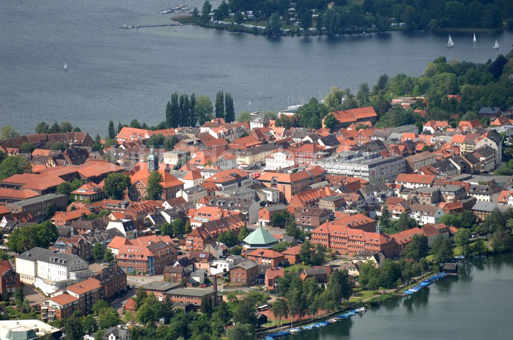 Luftbild Ratzeburg - Altstadtinsel in Ratzeburg