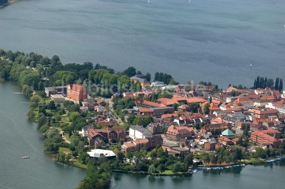 Luftaufnahme Ratzeburg - Altstadtinsel in Ratzeburg