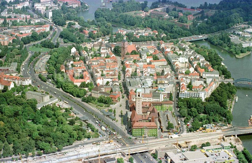 Luftaufnahme Berlin - Spandau - Altstadtkern von Spandau