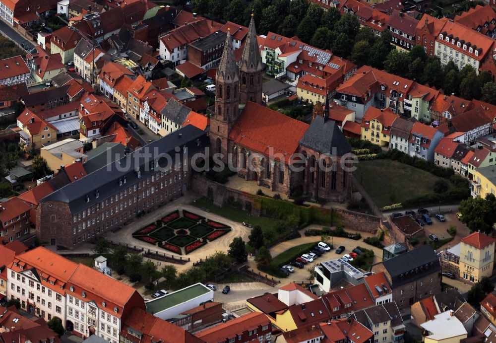 Luftbild Heilbad Heiligenstadt - Altstädter Kirchplatz in Heilbad Heiligenstadt in Thüringen