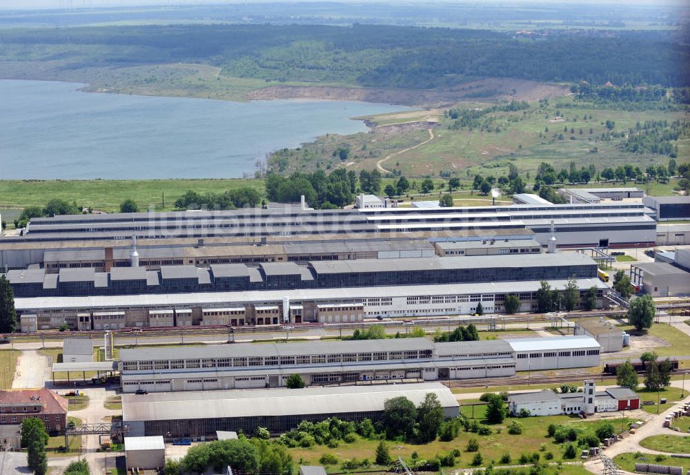 Luftbild Nachterstedt - Aluminium-Walzwerk Nachterstedt