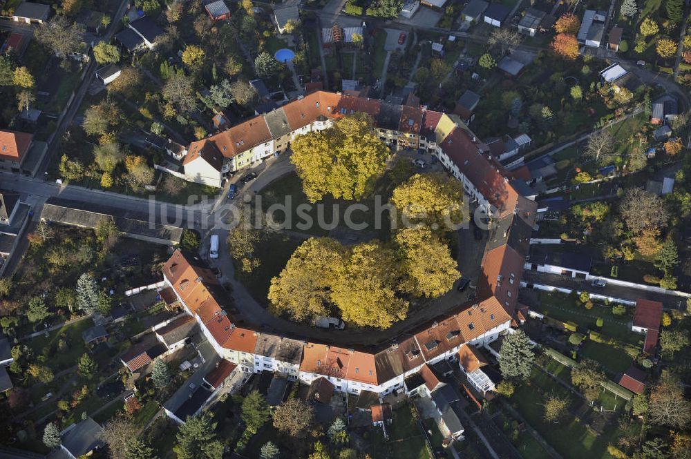 Luftbild Dessau - Am Achteck Dessau