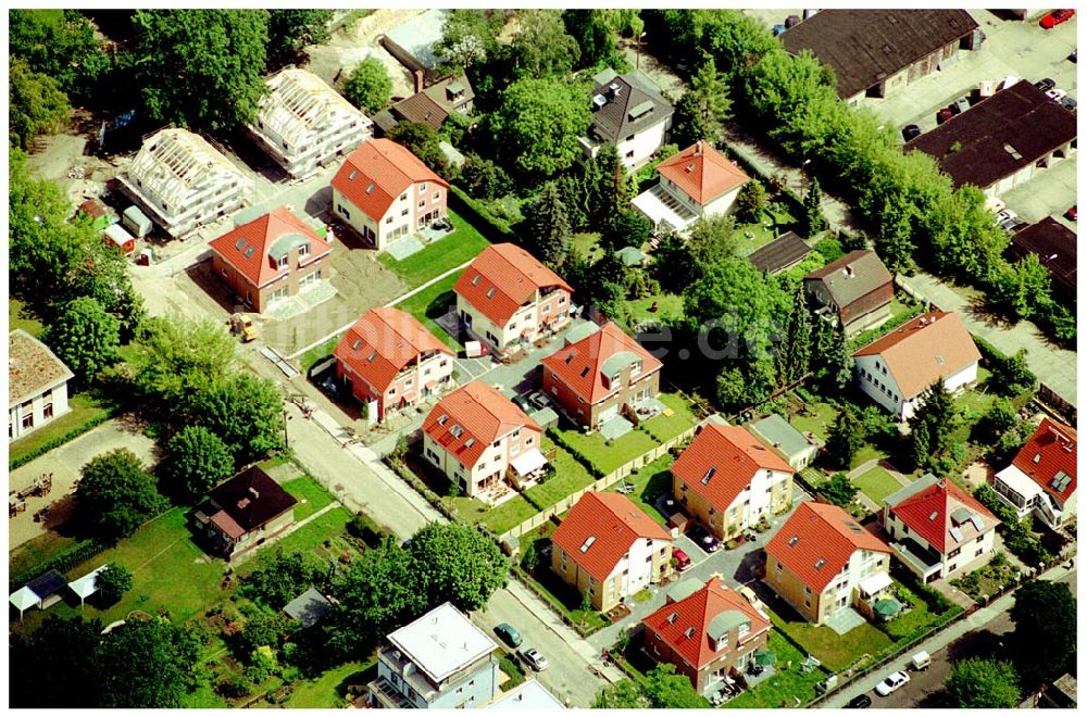 Berlin-Karlshorst aus der Vogelperspektive: Am alten Dorfanger