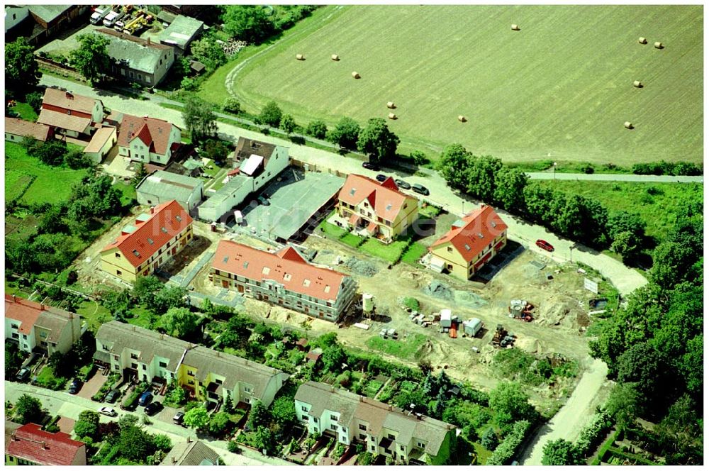 Berlin-Kaulsdorf von oben - Am alten Dorfanger