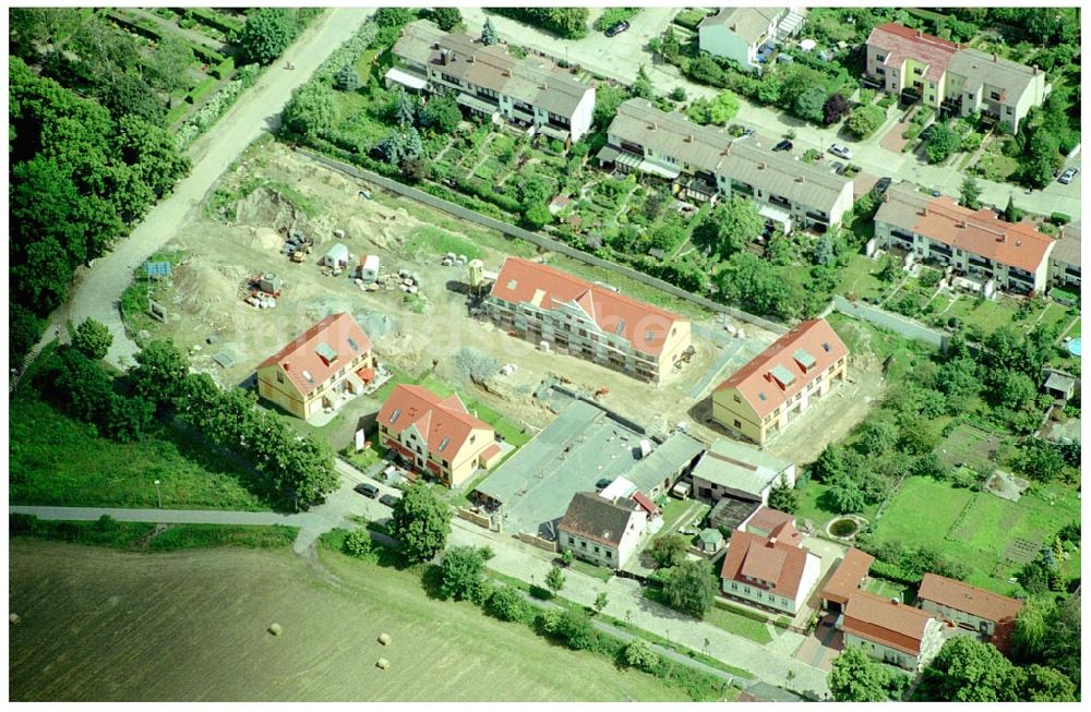 Berlin-Kaulsdorf von oben - Am alten Dorfanger