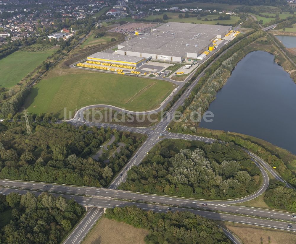 Luftbild Kamp-Lintfort - Amazon und DHL Rheinberg Zentrale bei Kamp-Lintfort am Niederrhein an Nordrhein-Westfalen