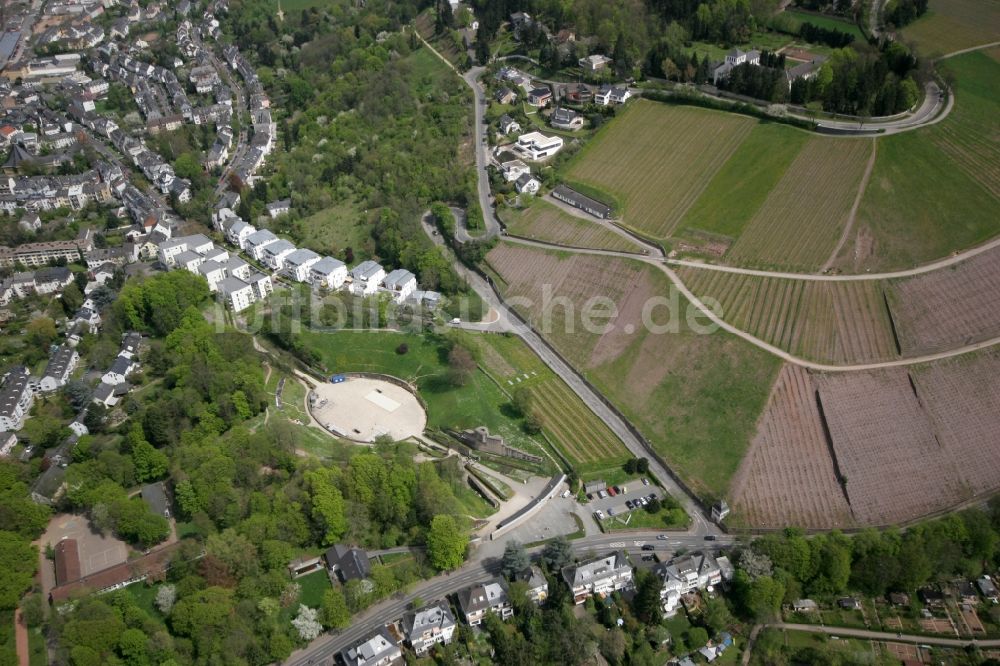 Luftaufnahme Trier - Amphitheater in Trier im Bundesland Rheinland-Pfalz