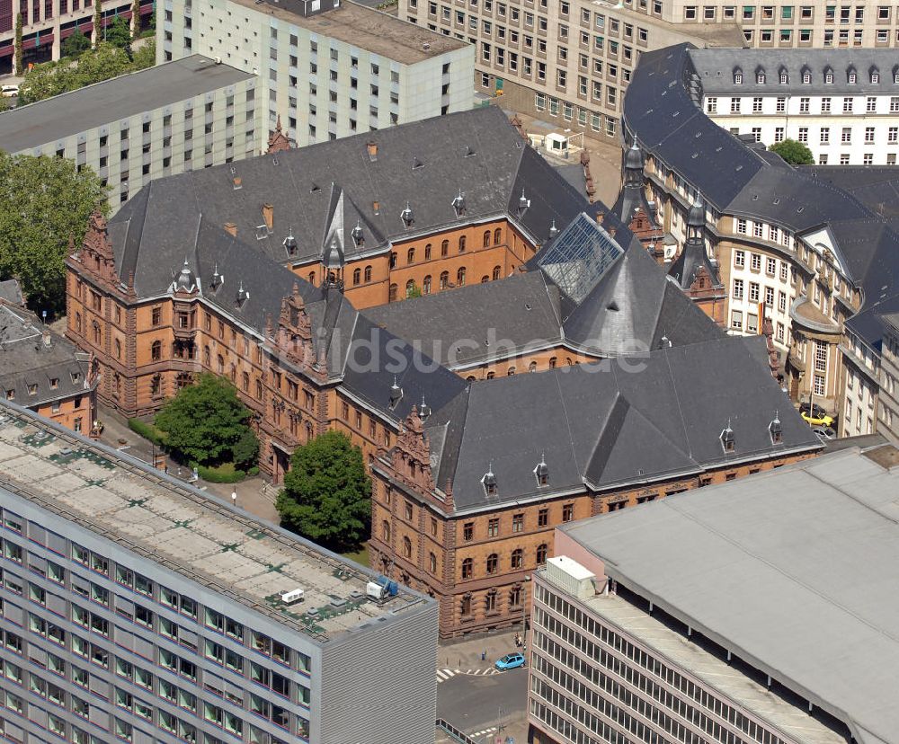 Frankfurt am Main von oben - Amtgericht Frankfurt am Main