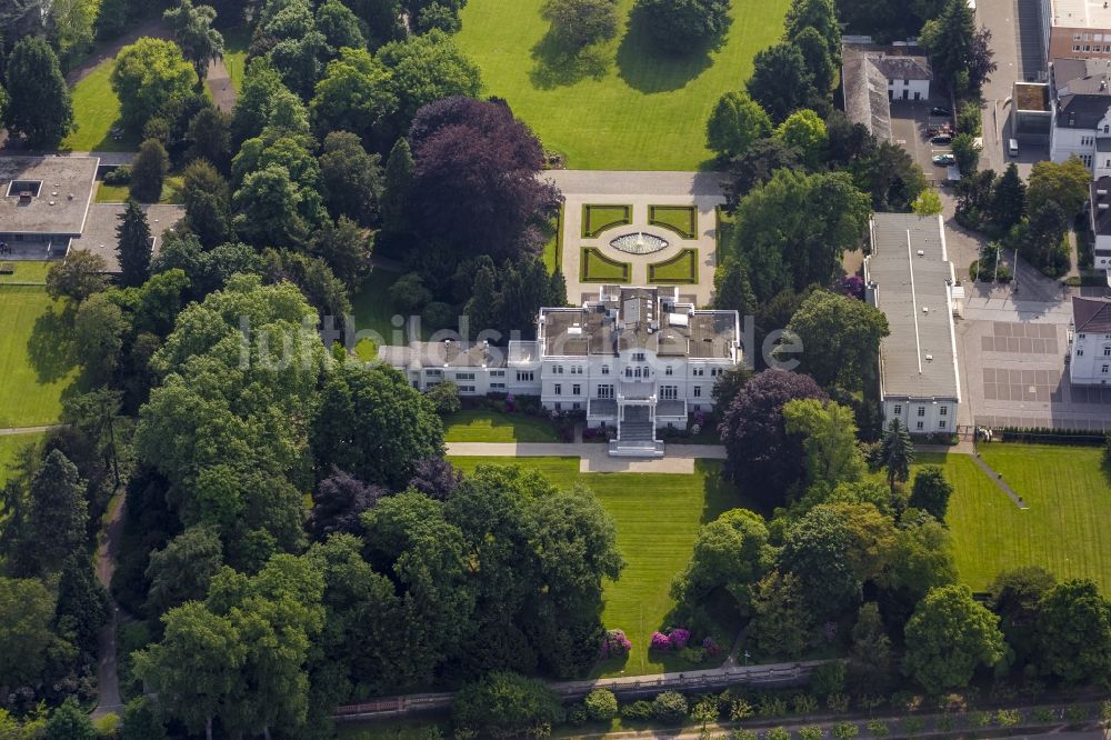 Luftbild Bonn - Amts- und Wohnsitz des Bundespräsidenten in der Villa Hammerschmidt im Stadtteil Bundesviertel in Bonn im Bundesland Nordrhein-Westfalen