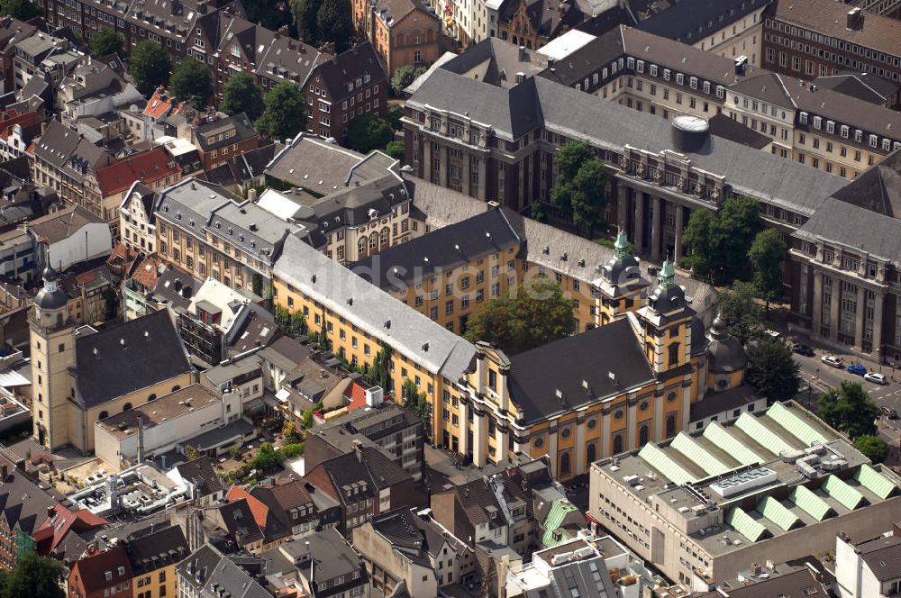 Düsseldorf aus der Vogelperspektive: Amtsgericht und Landgericht in Düsseldorf