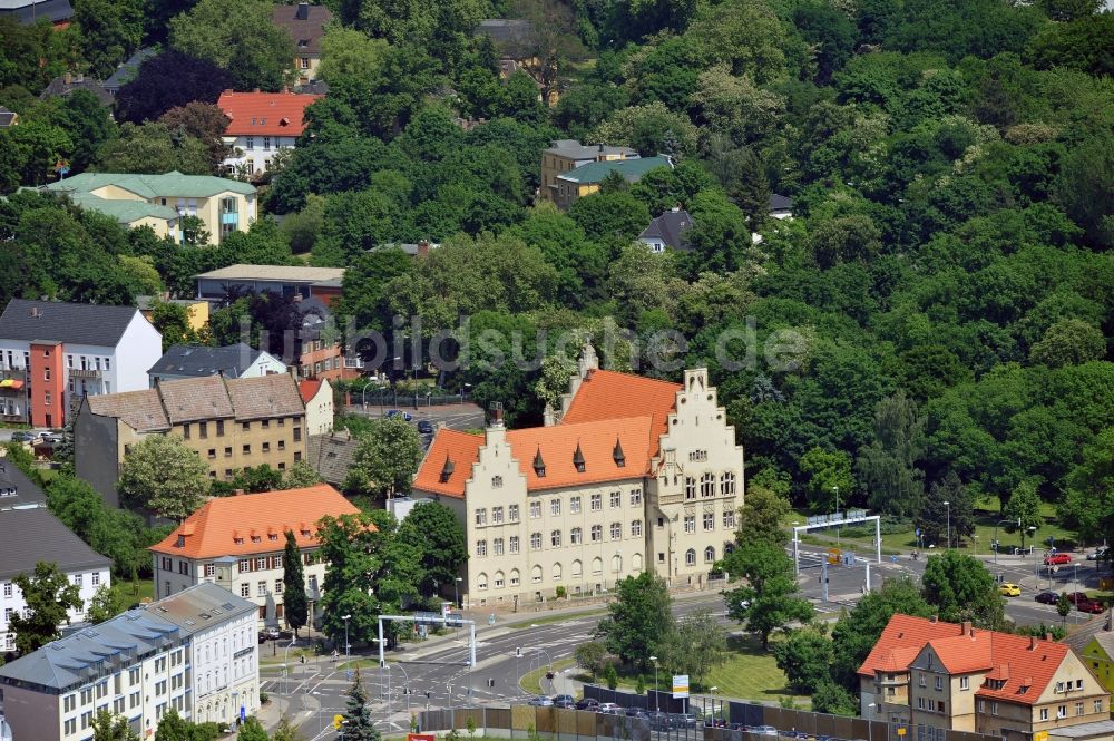 Lutherstadt Wittenberg aus der Vogelperspektive: Amtsgericht Lutherstadt Wittenberg im Bundesland Sachsen-Anhalt