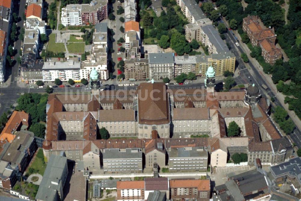 Luftaufnahme Berlin / Moabit - Amtsgericht Moabit 1995