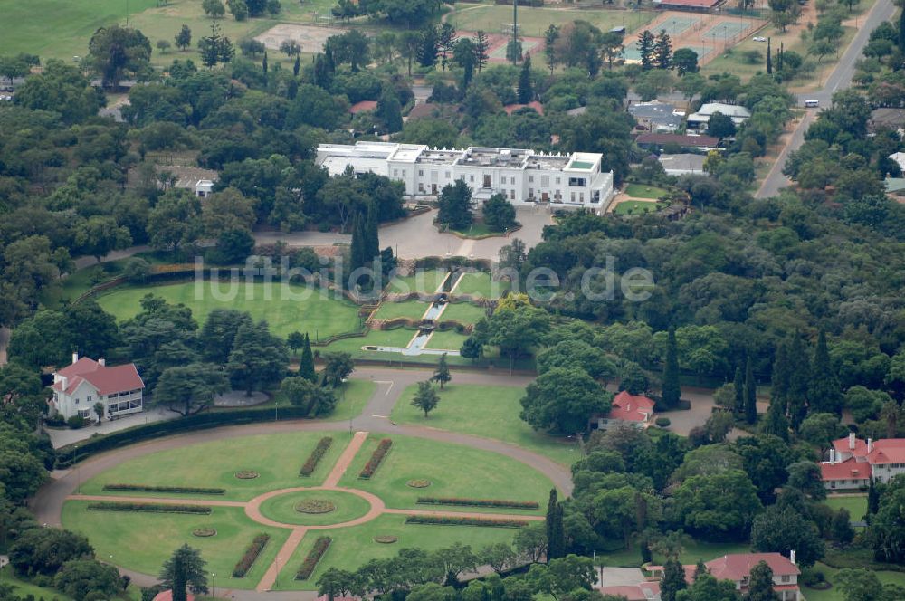 Luftbild Pretoria - Amtssitz und offizielle Residenz des südafrikanischen Präsidenten