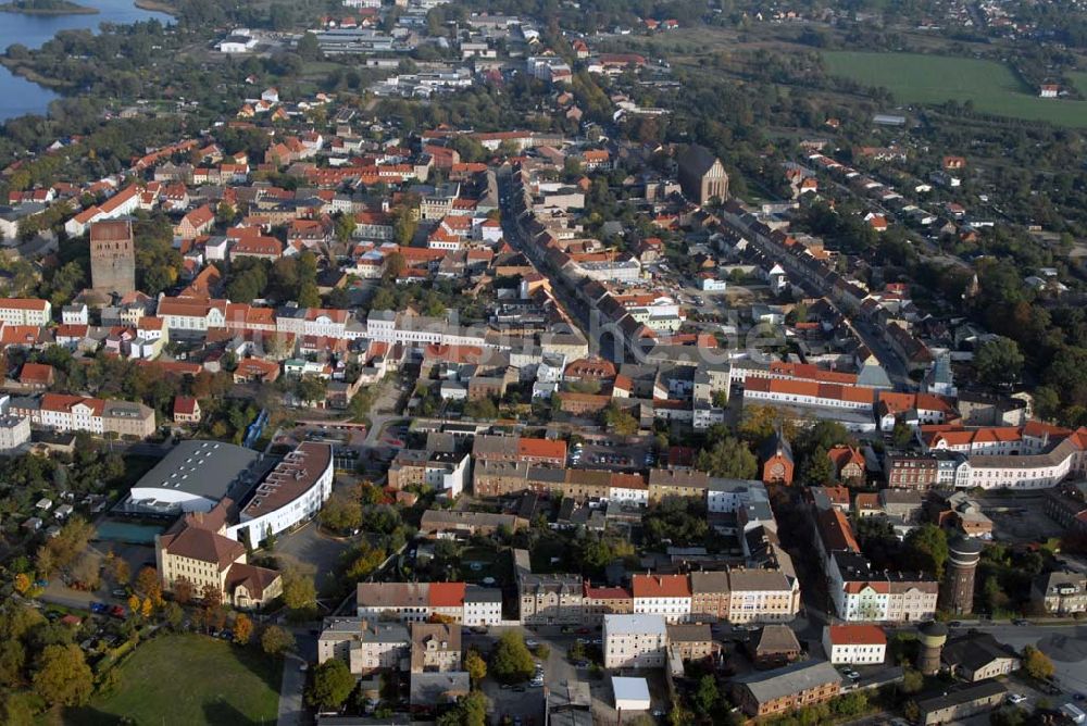 Angermünde aus der Vogelperspektive: Angermünde