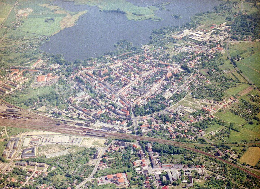 Luftaufnahme Angermünde / Brandenburg - Angermünde in Brandenburg