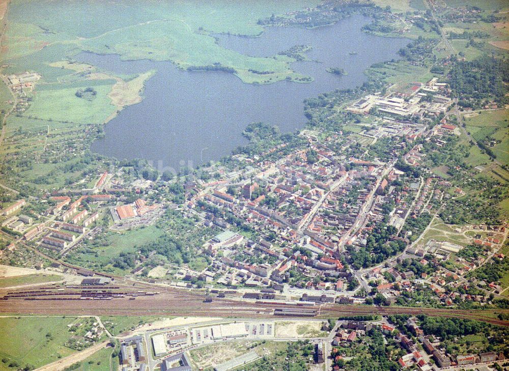 Angermünde / Brandenburg von oben - Angermünde in Brandenburg