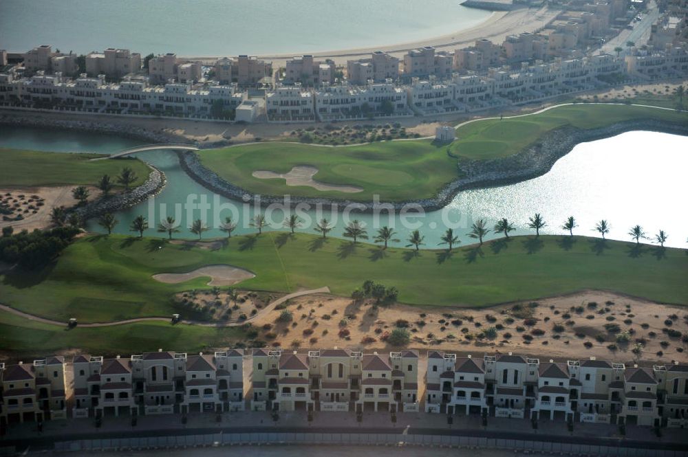 Ras Al Khaimah aus der Vogelperspektive: Anlage des Al Hamra Golf Club in Ras Al Khaimah