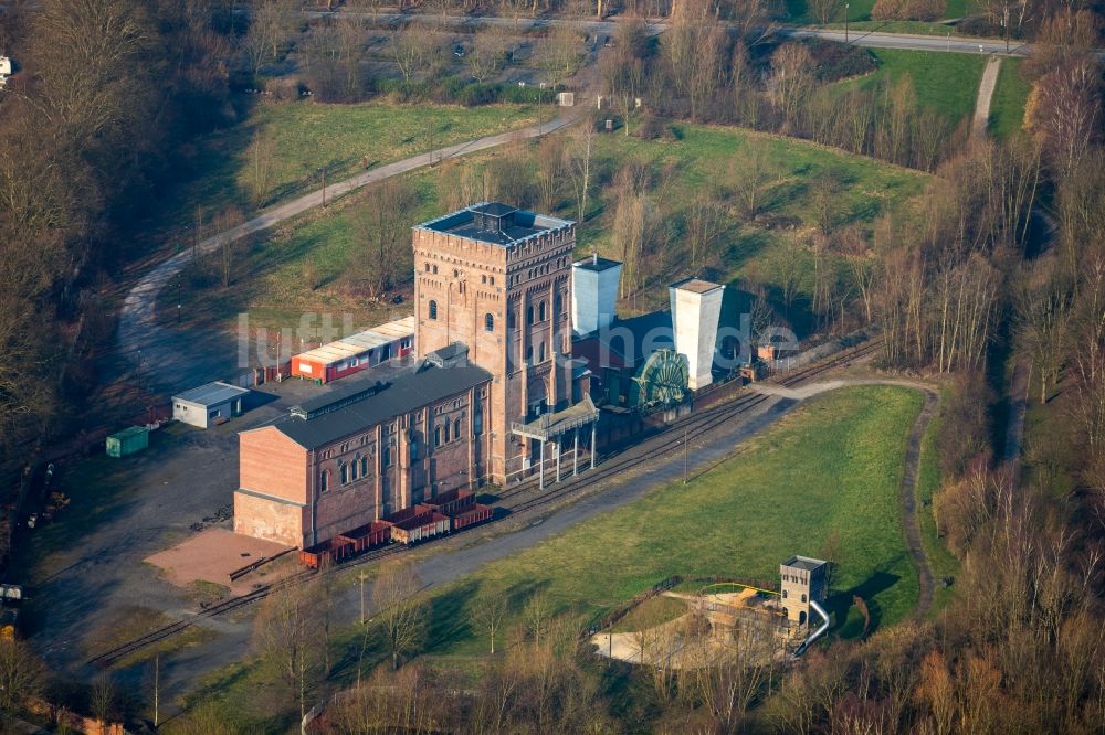 Bochum aus der Vogelperspektive Anlagen und Produktionshallen des Geländes des LWL