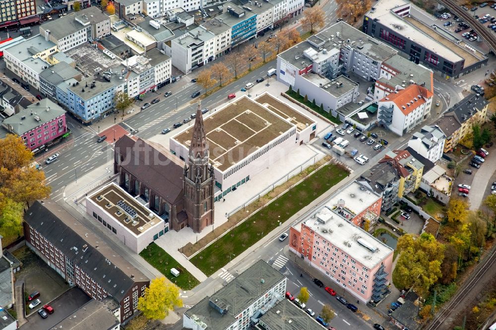 Bochum aus der Vogelperspektive: Anneliese-Brost Musikzentrum der Bochumer Stiftung Symphonie in Bochum im Bundesland Nordrhein-Westfalen