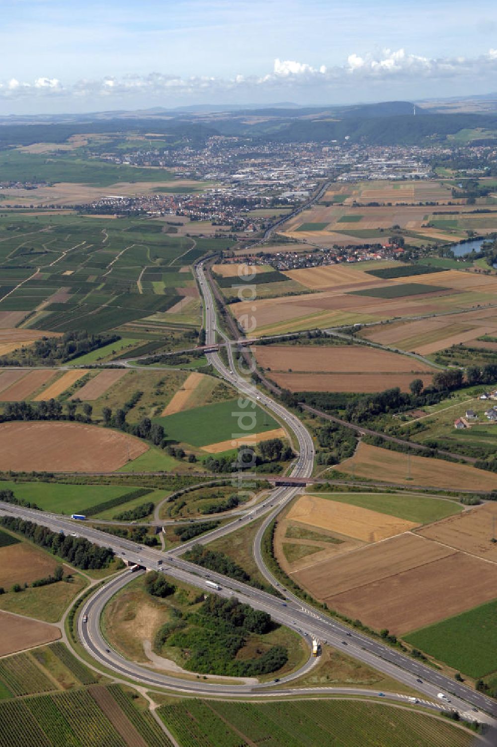 Bad Kreuznach aus der Vogelperspektive: Anschlusstelle Bad Kreuznach