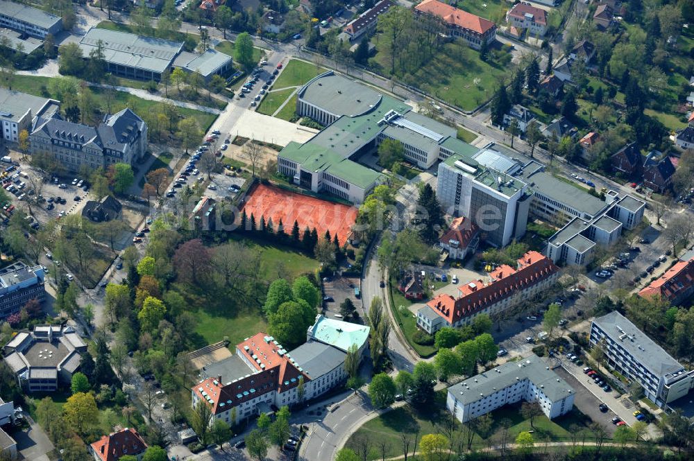 Berlin Dahlem von oben - Ansicht des Campus der Freien Universität Berlin