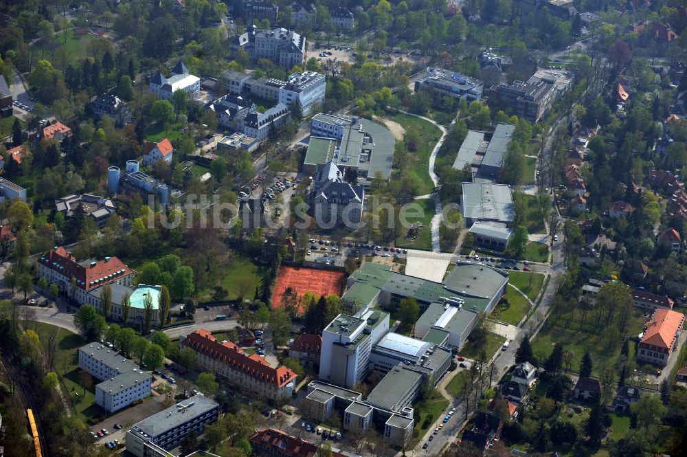 Luftbild Berlin Dahlem - Ansicht des Campus der Freien Universität Berlin