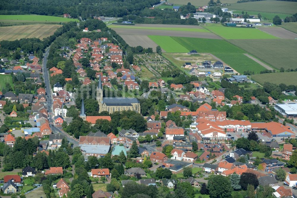 Freren aus der Vogelperspektive: Ansicht der Kleinstadt Freren im Bundesland Niedersachsen