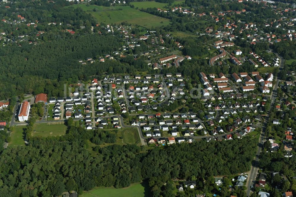 Stahnsdorf aus der Vogelperspektive: Ansicht von Stahnsdorf im Bundesland Brandenburg