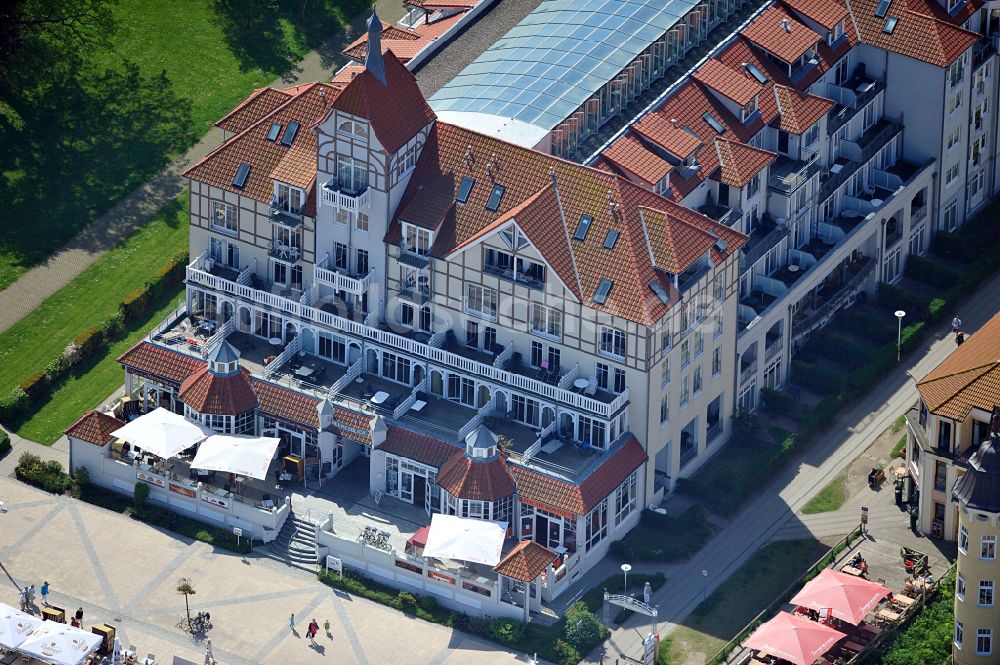 Ostseebad Kühlungsborn aus der Vogelperspektive: Apartment- Wohnanlage Meeresblick in Ostseebad Kühlungsborn im Bundesland Mecklenburg-Vorpommern, Deutschland