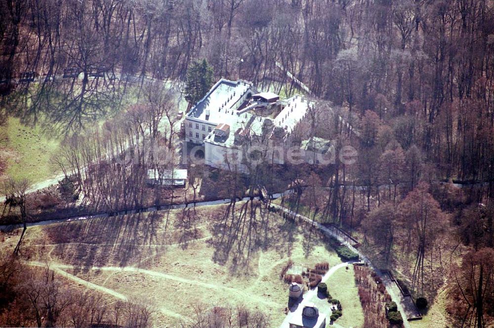 Luftaufnahme Berlin-Treptow - Archenhold-Sternwarte an der Puschkinallee in Berlin-Treptow