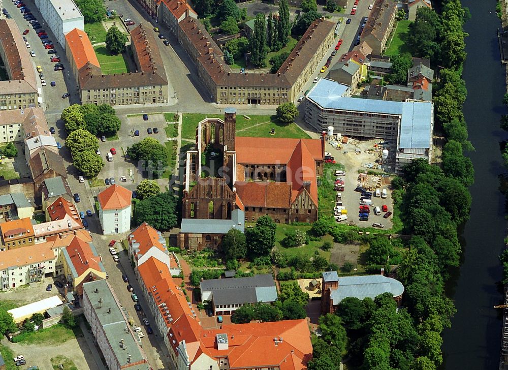 Brandenburg aus der Vogelperspektive: Archäologisches Landesmuseum Brandenburg im Paulikloster