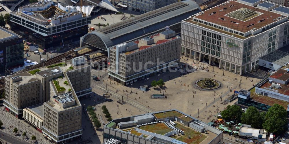 Luftbild Berlin Mitte - Areal des Alexanderplatz in Berlin-Mitte