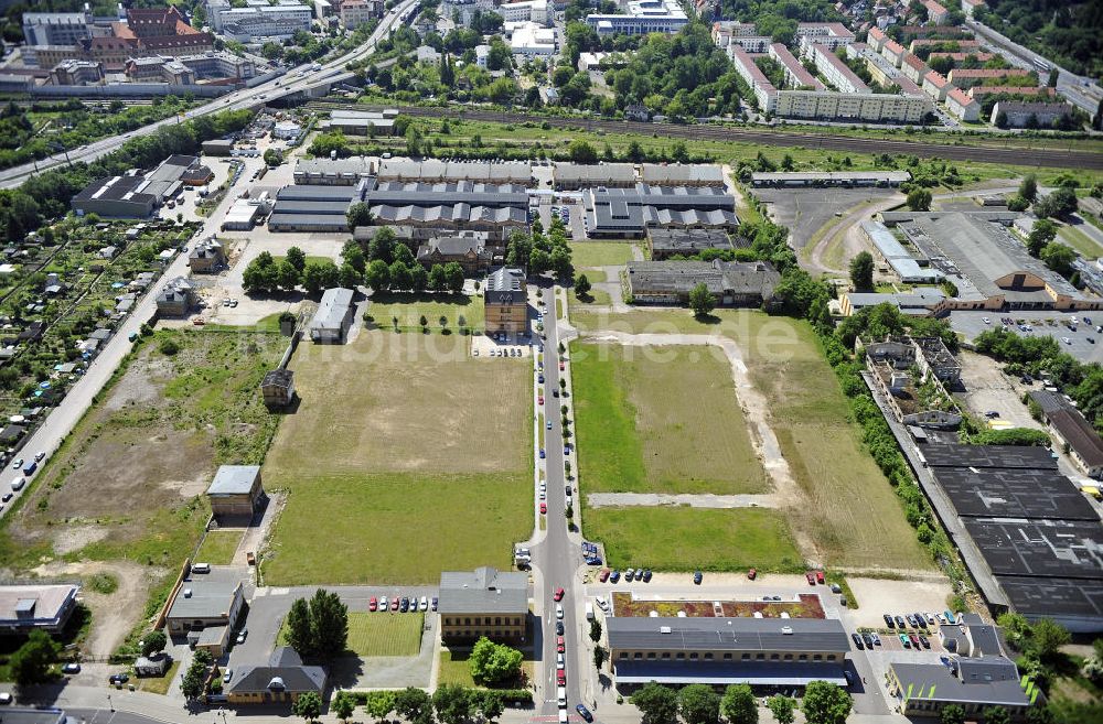 Magdeburg aus der Vogelperspektive: Areal alter Schlachthof