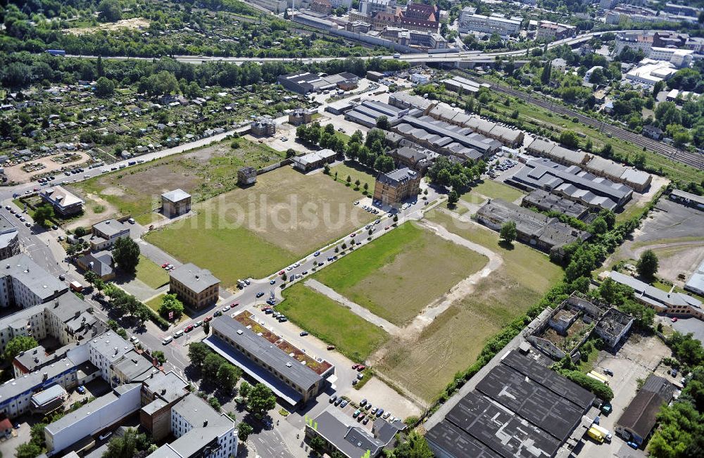 Luftaufnahme Magdeburg - Areal alter Schlachthof