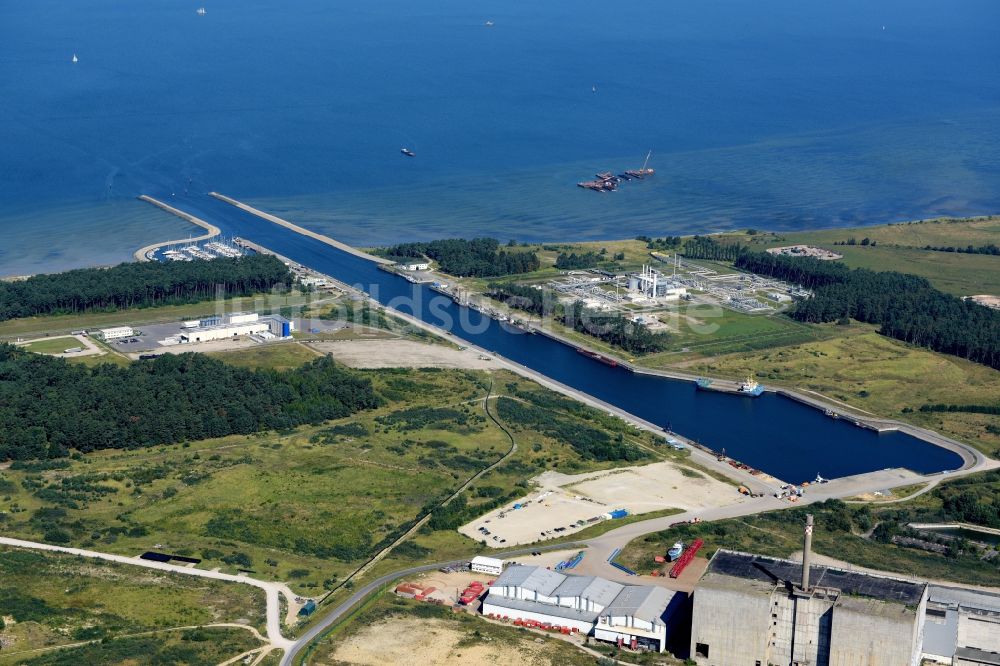 Luftbild Freesendorf - Areal des ehemaligen Kernkraftwerkes Lubmin im Bundesland Mecklenburg-Vorpommern