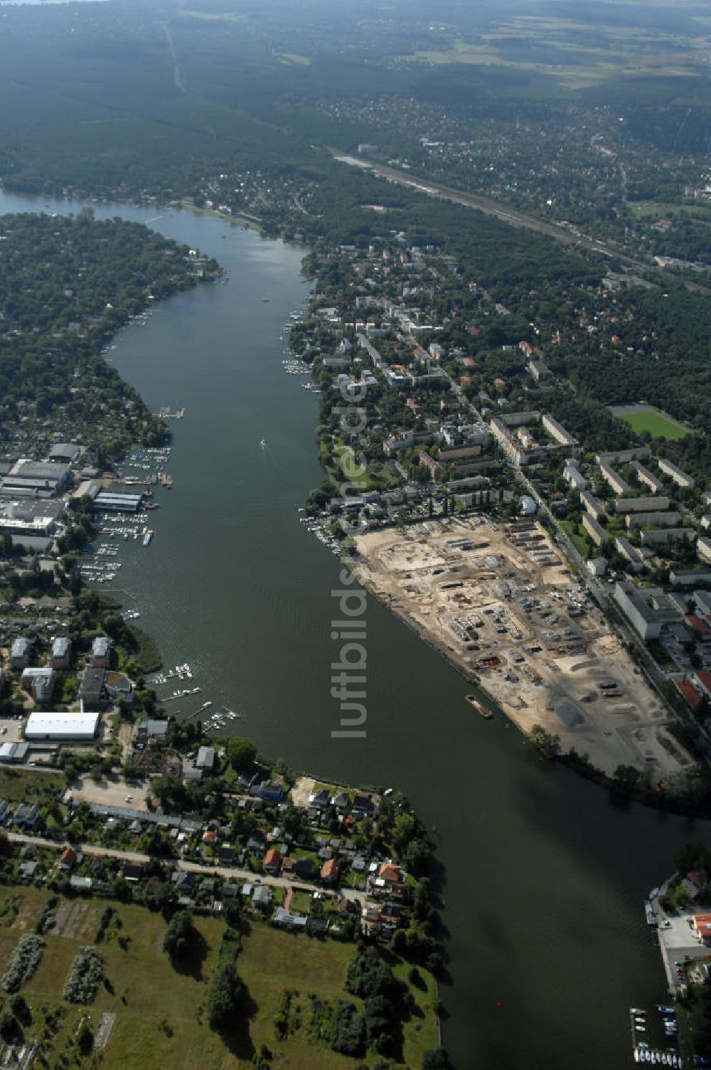 Berlin von oben - Areal des ehemaligen VEB Chemiewerk Grünau