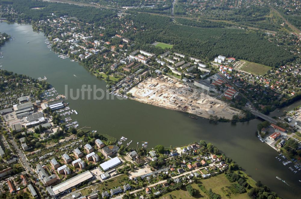 Berlin aus der Vogelperspektive: Areal des ehemaligen VEB Chemiewerk Grünau