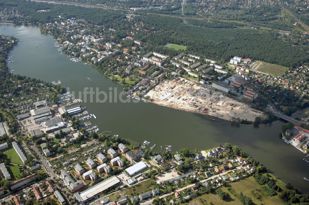 Luftbild Berlin - Areal des ehemaligen VEB Chemiewerk Grünau