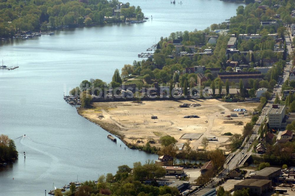 Luftbild Berlin - Areal des ehemaligen VEB Chemiewerk Grünau