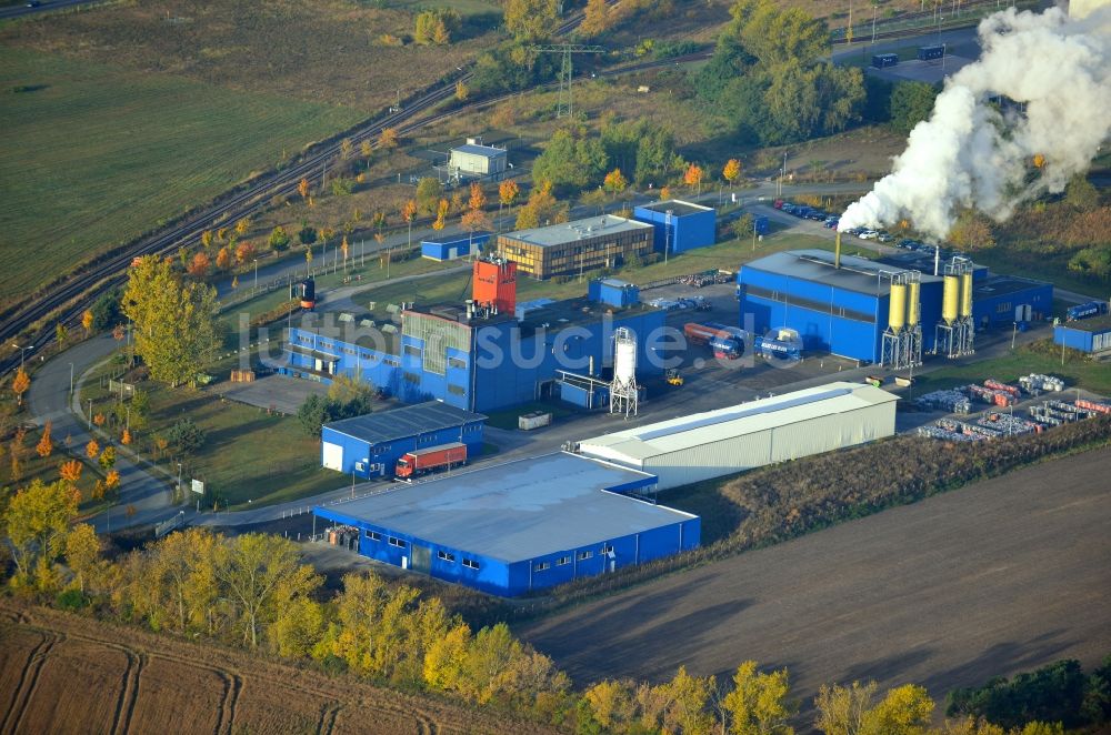 Luftbild Premnitz - Areal der Jacobi Carbons Service (Europe) GmbH in Premnitz im Bundesland Brandenburg