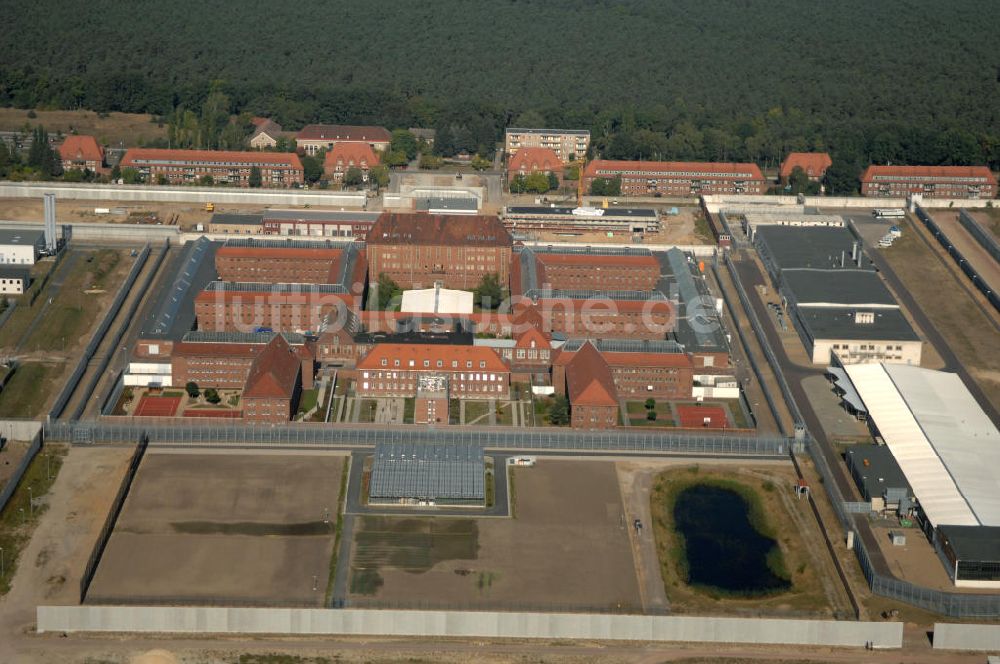 Luftaufnahme Brandenburg - Areal der JVA Justizvollzugsanstalt Brandenburg a. d. Havel