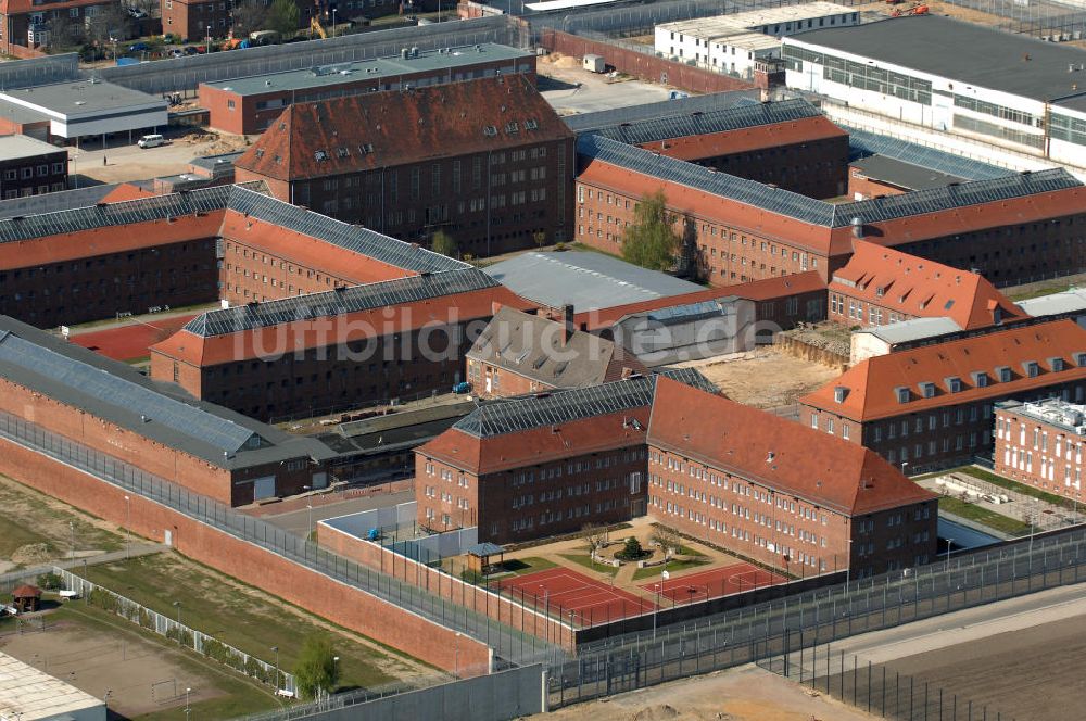 Luftaufnahme Brandenburg - Areal der JVA Justizvollzugsanstalt Brandenburg a. d. Havel