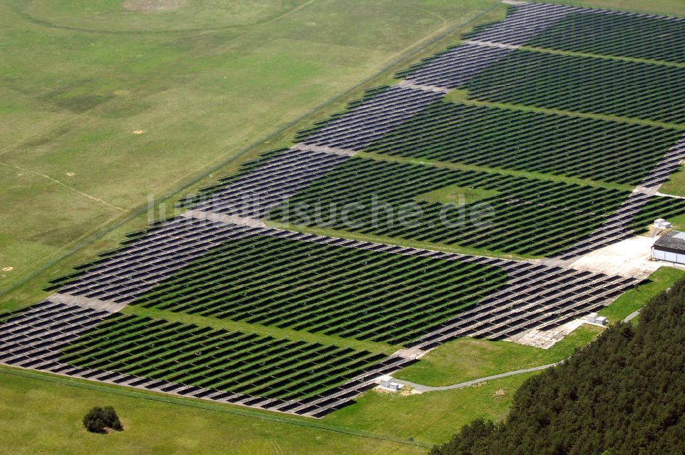 Luftbild Waldpolenz / Rote Jahne - Areal des neuen Solarparkes Rote Jahne in Sachsen