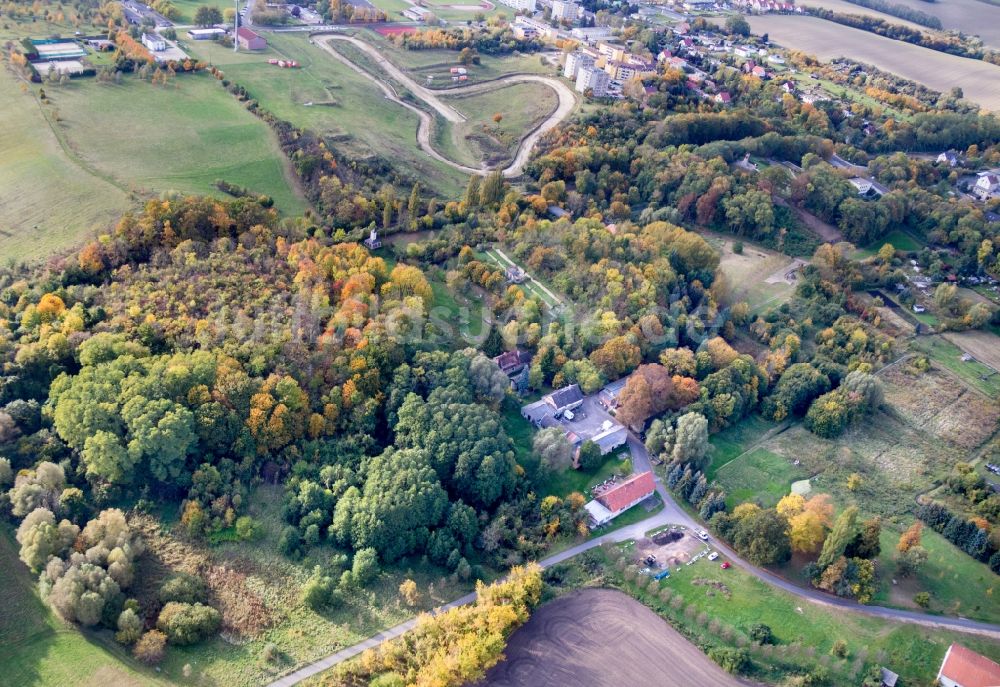 Seelow von oben - Areal Schweizerhaus in Seelow im Bundesland Brandenburg, Deutschland