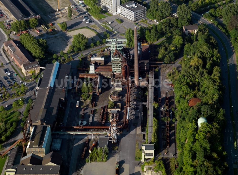 Luftbild Hattingen - Areal der stillgelegten Zeche Heinrichshütte im Ruhrgebiet in Hattingen im Bundesland Nordrhein-Westfalen