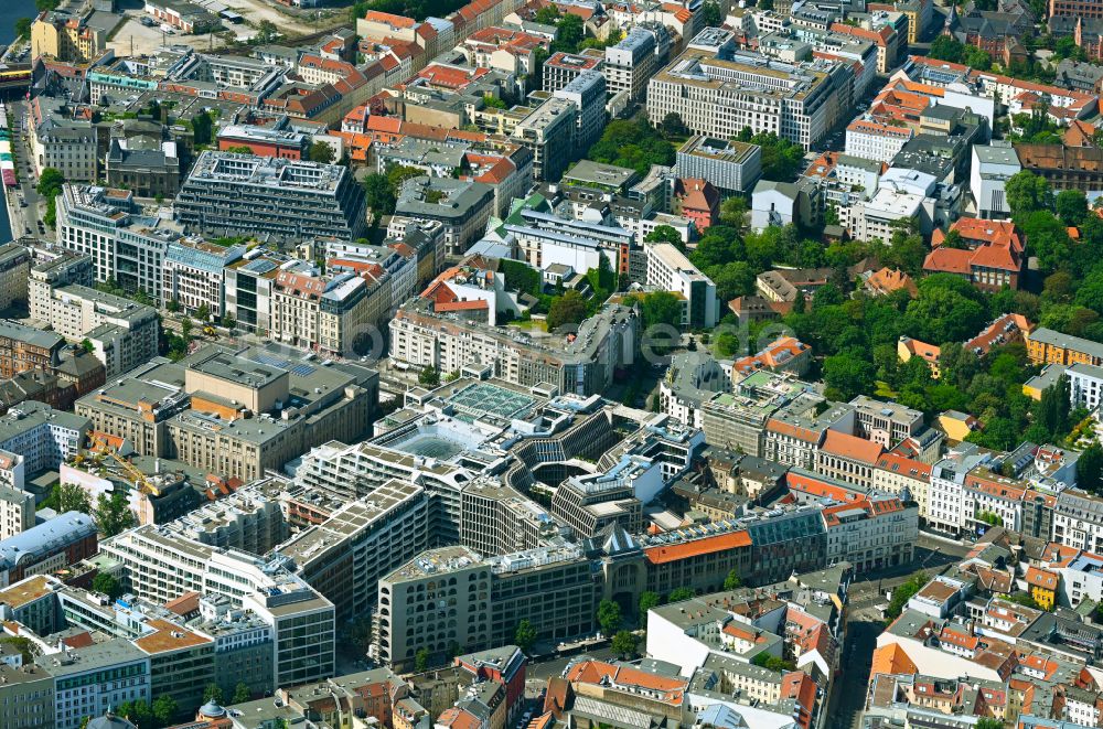 Luftbild Berlin - Areal am Tacheles an der Oranienburger Straße im Ortsteil Mitte in Berlin, Deutschland