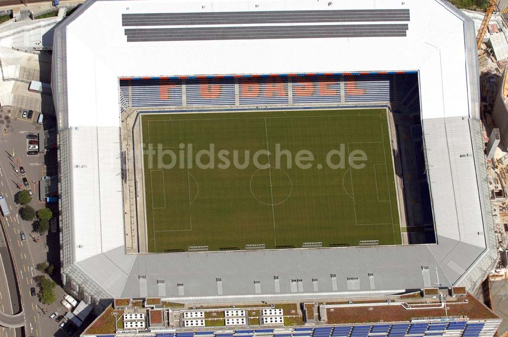 Luftbild Basel - Arena - Stadion St. Jakob-Park des FC Basel in Basel in der Schweiz